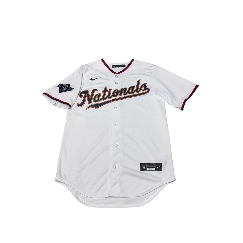Nike Washington Juan Soto 22 World Series 2019 Champions Jersey White Men S